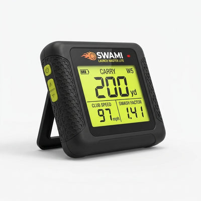 Golf Launch Monitor Built for Swing Training, Carry Distance Data, Club Head Speed Analysis, Portable Design