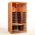 Infrared Sauna Built for Home Wellness, Hemlock Wood Construction, 6 Carbon Heaters, Digital Control Panel