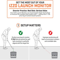 Golf Swami Launch Master Golf Launch Simulator - Golf Training Aid