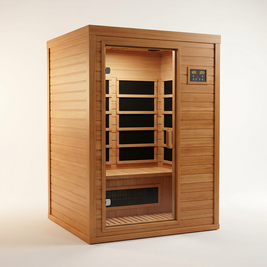 Barcelona 1 to 2 Person Low EMF FAR Infrared Home Sauna — Studio Shot