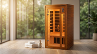 Barcelona 1 to 2 Person Low EMF FAR Infrared Home Sauna — Lifestyle