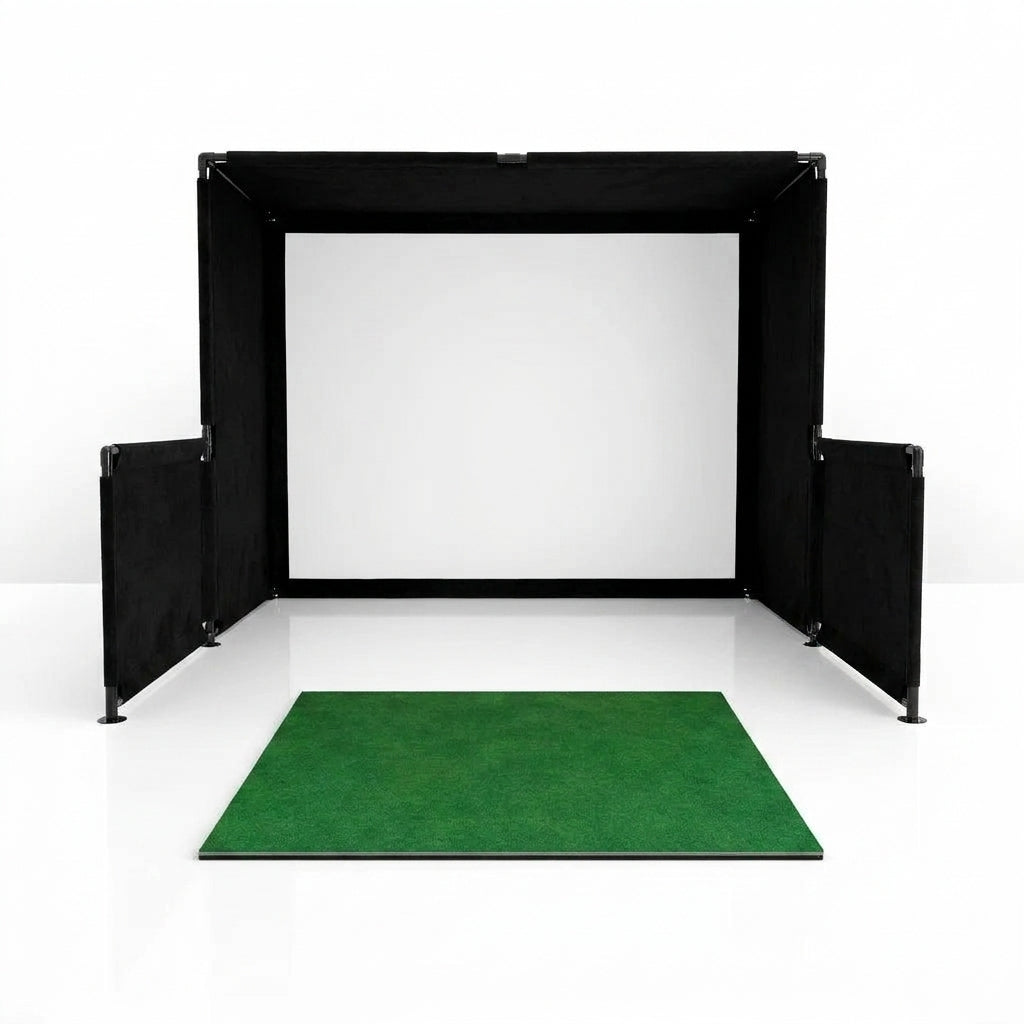 Simbox Golf Simulator Enclosure - 7 Sizes Available — Studio Shot