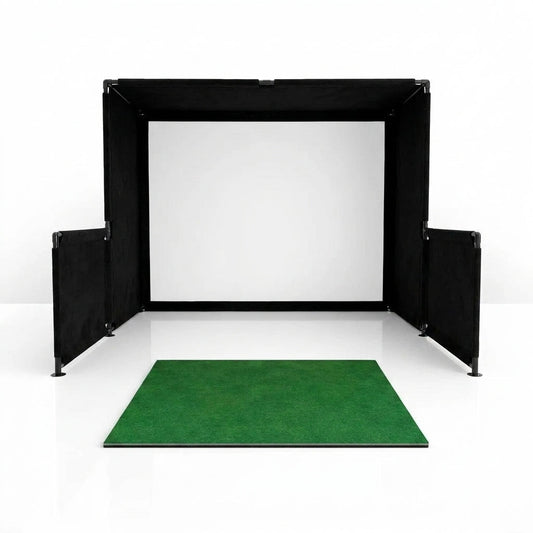 Simbox Golf Simulator Enclosure - 7 Sizes Available — Studio Shot
