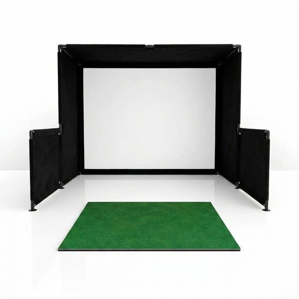 Simbox Golf Simulator Enclosure - 7 Sizes Available — Studio Shot